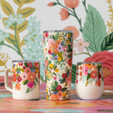 Corkcicle - CO Corkcicle / Rifle Paper Co. - Cream Garden Party Stemless, 12 oz