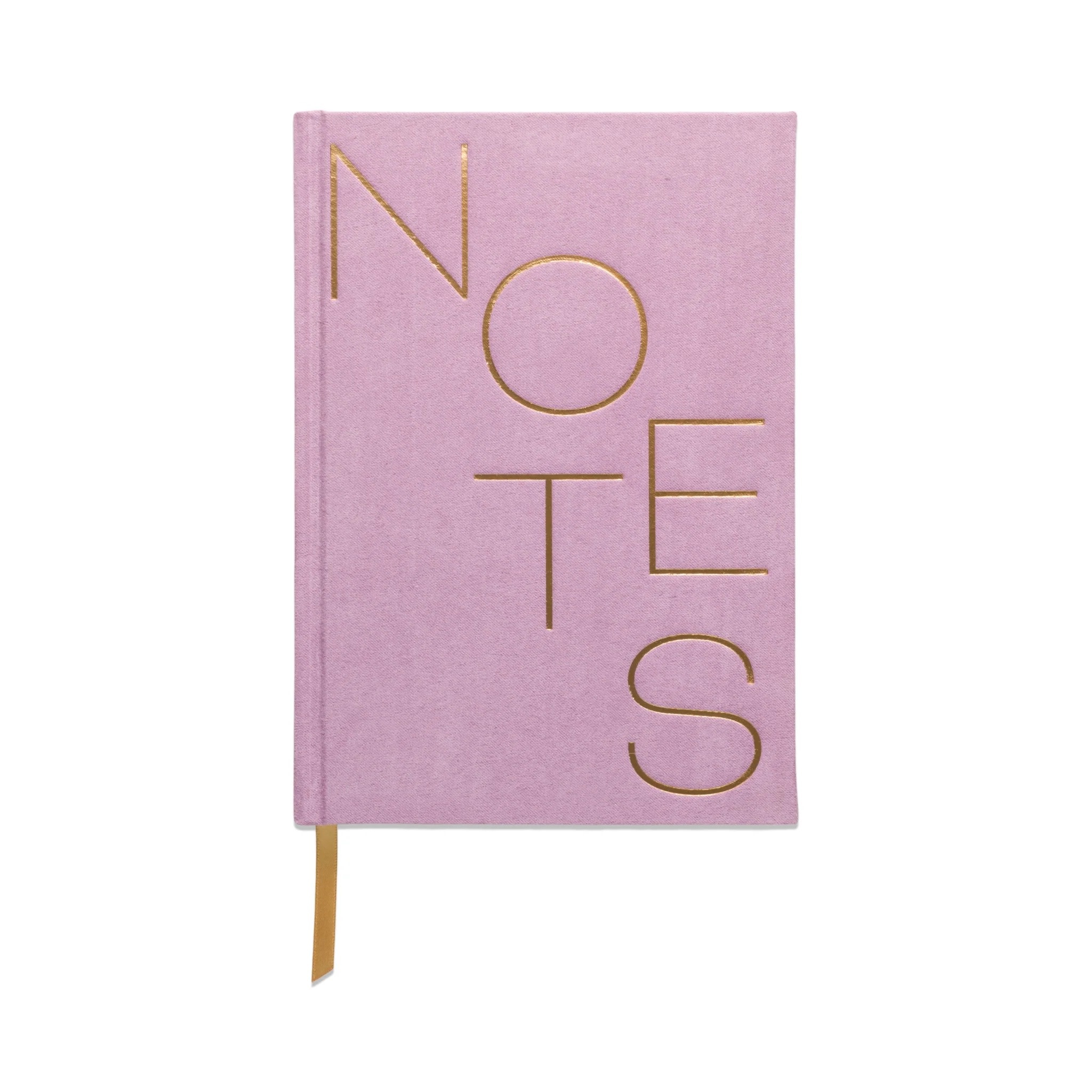 Designworks Ink - DI Lilac Notes Suede Lined Notebook