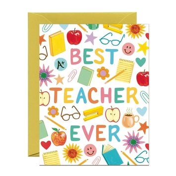 Yeppie Paper - YP Best Teacher Ever Thank You Card