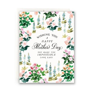 Antiquaria - AN Spring Garden Mother's Day Card