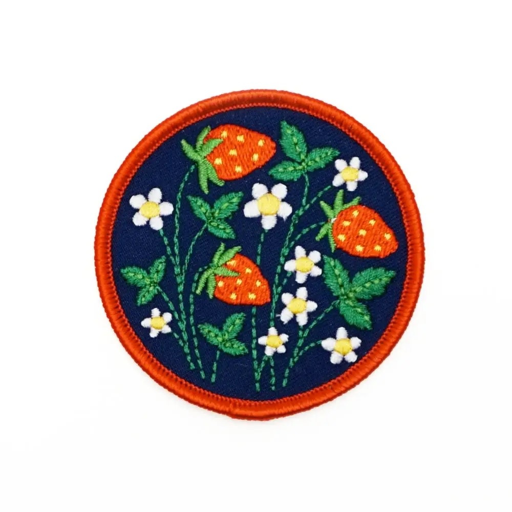 Lucky Horse Press - LHP Strawberry Fields Embroidered Patch