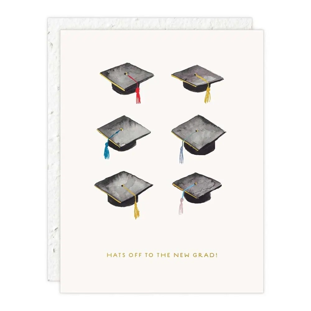 Seedlings - SED Hats Off Graduation Card