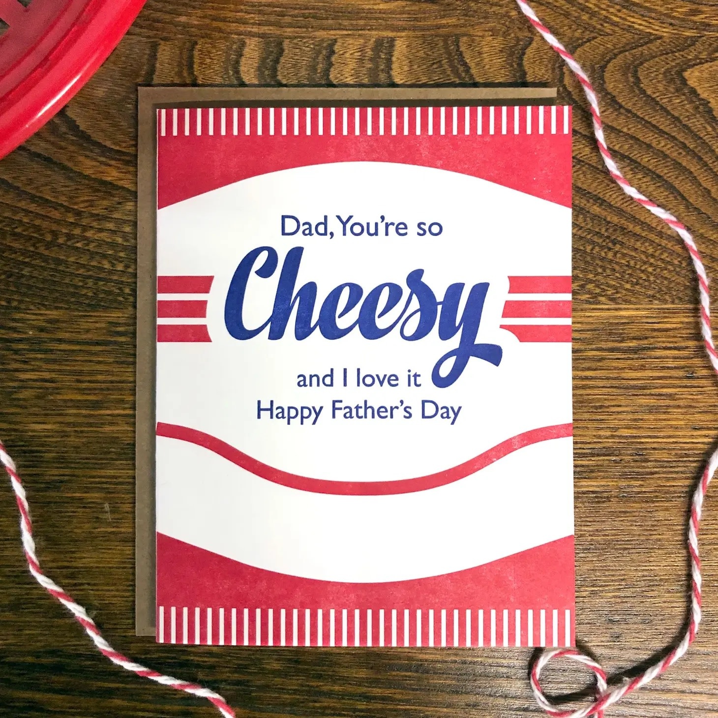 A. Favorite - AF Dad, You're so Cheesy Card