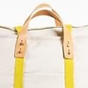 IMMODEST COTTON x Fleabags - IMC IMMODEST COTTON - Jumbo Zipper Tote in Earth (Shell, Yellow, Pine)