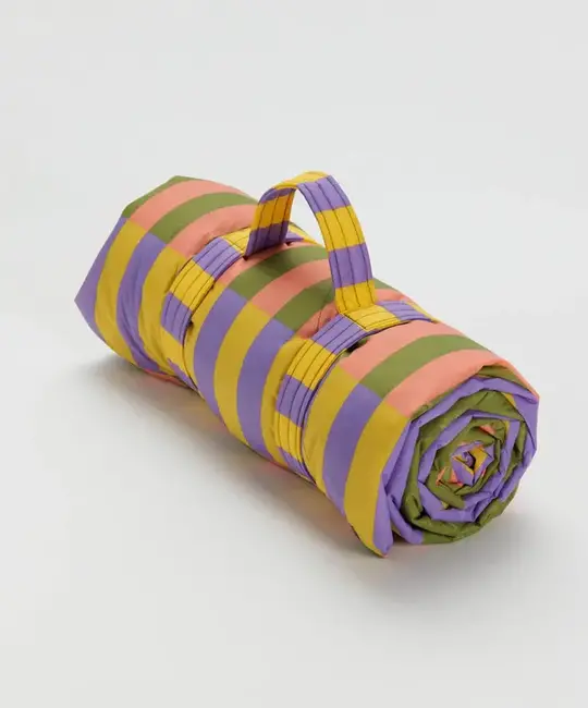 Baggu - BA Baggu - Puffy Picnic Blanket, Quilt Stripe