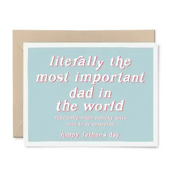 Tiny Hooray - TIH (formerly Little Goat, LG) Literally the Most Important Dad Card