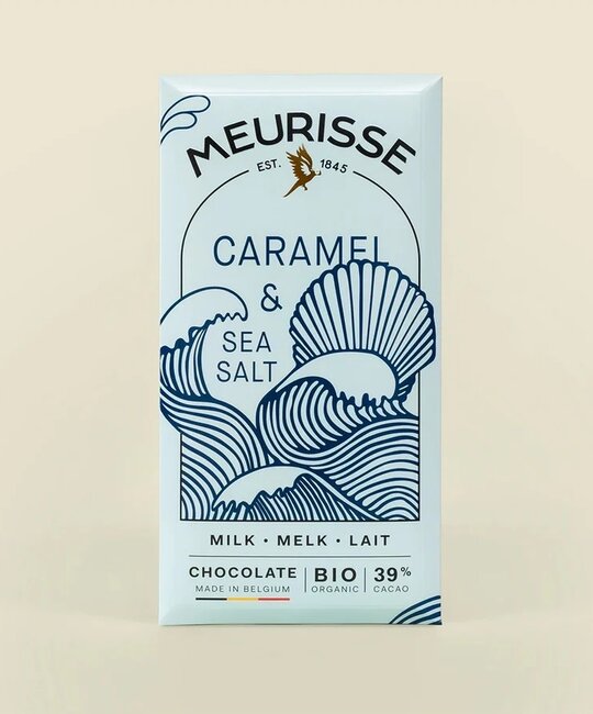 Meurisse Chocolate - MC Meurisse Chocolate - Caramel Sea Salt Milk Chocolate Bar