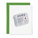 Tiny Hooray - TIH (formerly Little Goat, LG) Beloved Teacher Newspaper Headline Card