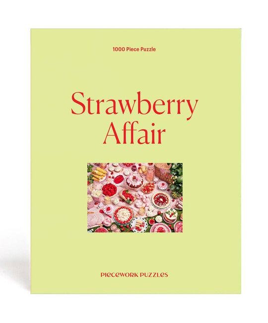 Piecework Puzzles - PIEP Piecework Puzzles - Strawberry Affair 1000-Piece Puzzle