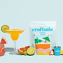 Craftmix - CRA Instant Craft Cocktail Mix Variety Pack 6 pack - mango margarita, strawberry mule, &  mint mojito