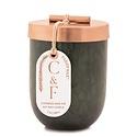 Paddywax - PA Green Glass With Copper Lid, Cypress & Fir Candle, 7 oz.