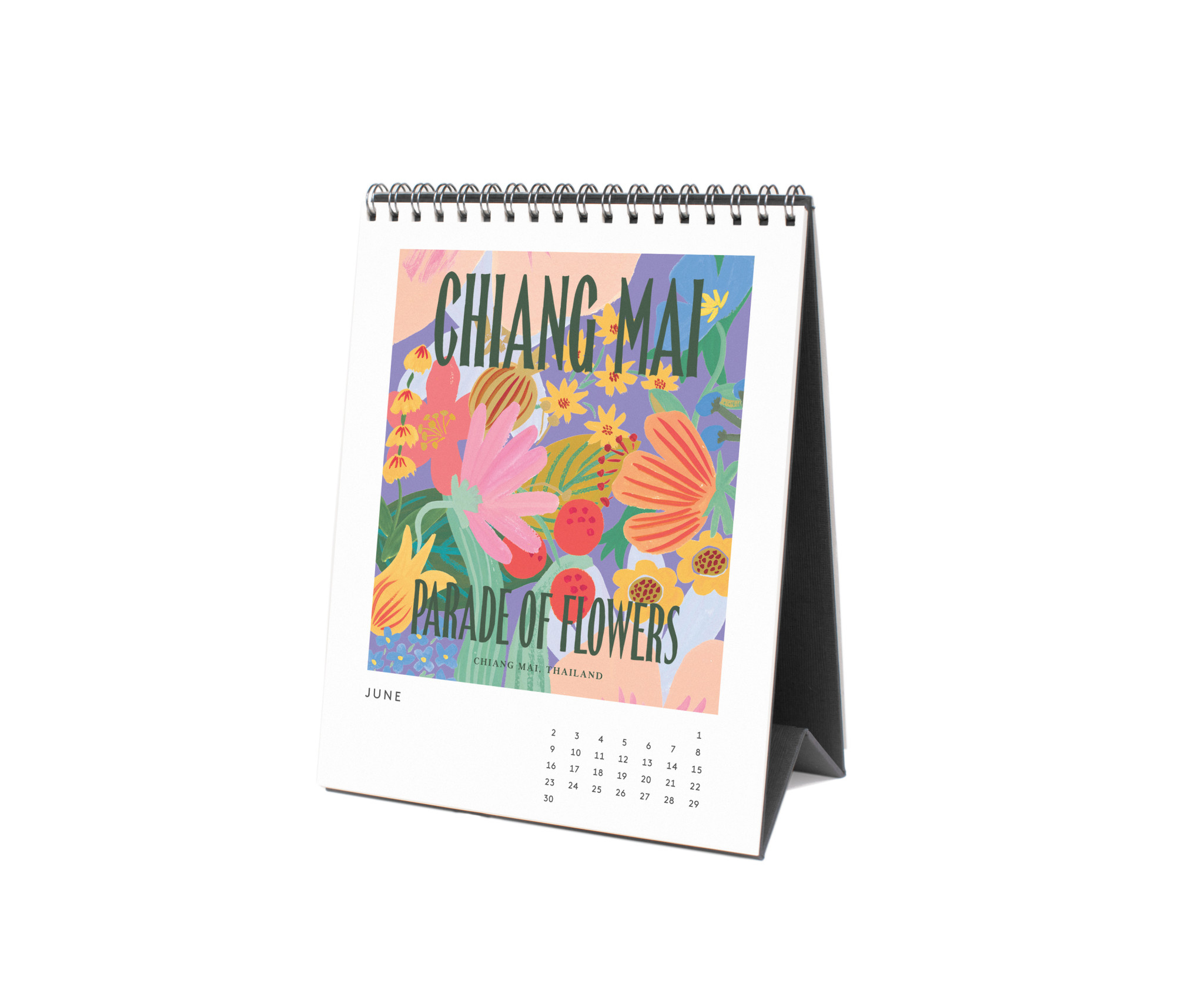 Rifle Paper Co 2024 Fete des Plantes Desk Calendar Gus and Ruby