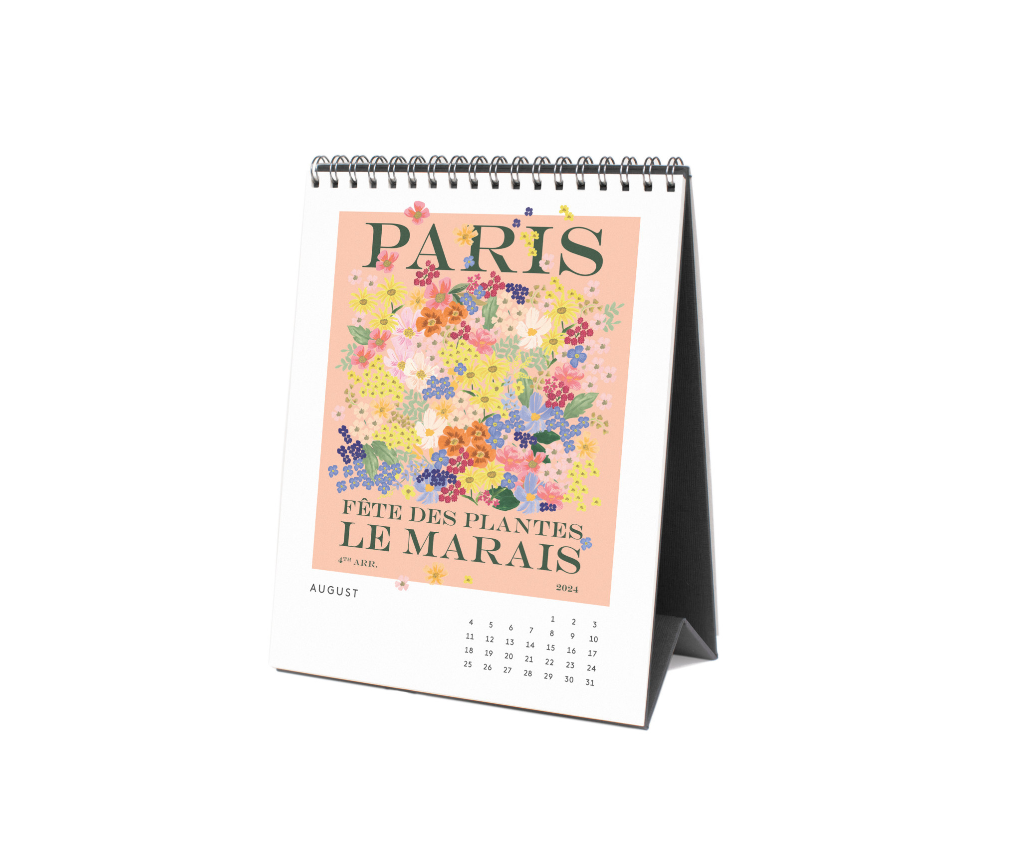 Rifle Paper Co 2024 Fete des Plantes Desk Calendar Gus and Ruby