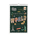 Rifle Paper Co - RP 2024 Greetings From Around the World Wall Calendar