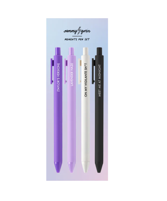 Sammy Gorin - SAG Midnights Taylor Swift Gel Pen Set