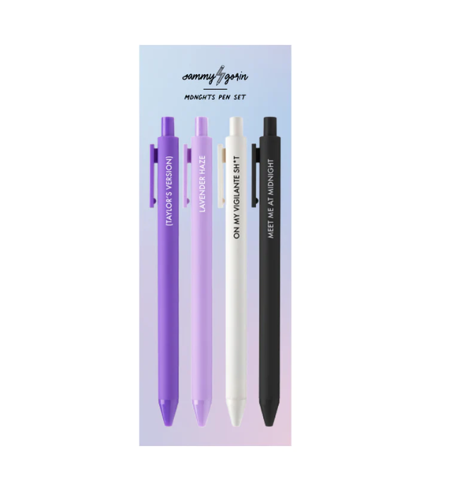 Sammy Gorin - SAG Midnights Taylor Swift Gel Pen Set