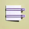 Nat + Noor - NAN NAN ACHA - Leia Hair Clips, Lilac