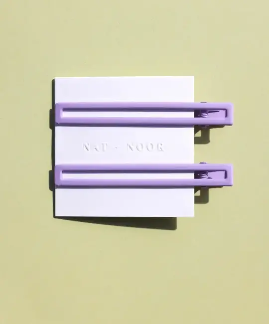 Nat + Noor - NAN NAN ACHA - Leia Hair Clips, Lilac
