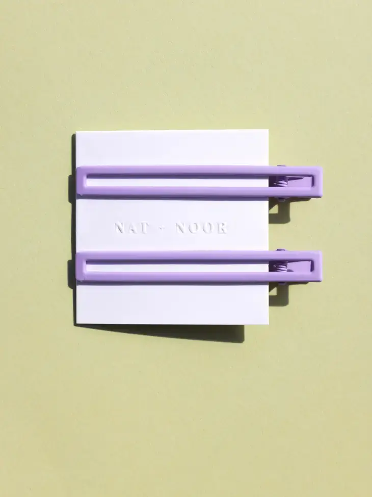 Nat + Noor - NAN Nat + Noor - Leia Hair Clips, Lilac