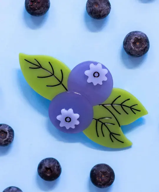 Jenny Lemons - Blueberry French Barrette Hair Clip - Gus and Ruby ...