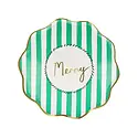 Meri Meri - MEM MEM PSPL - Striped Small Side Plate