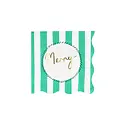 Meri Meri - MEM MEM PSNA - Striped Small Napkin
