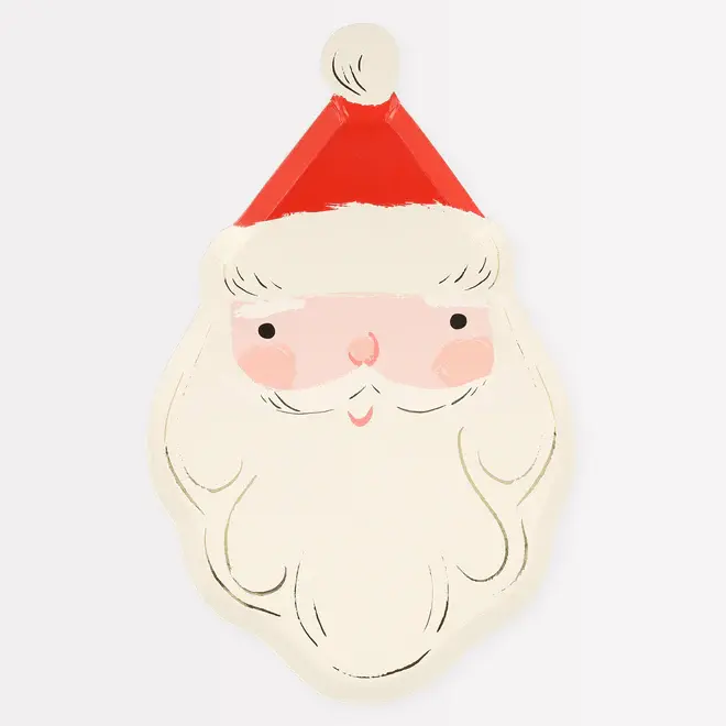 Meri Meri - MEM Meri Meri - Jolly Christmas Santa Plates