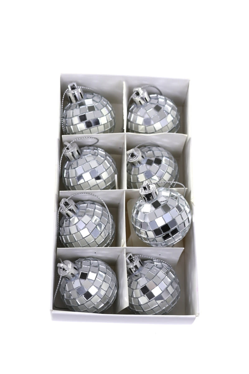 Cody Foster - COF COF OR - Tiny Silver Disco Ball Ornament (Single)