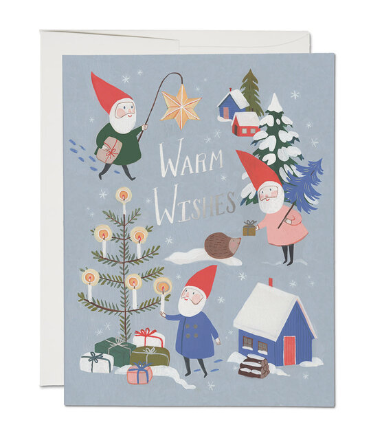 Red Cap Cards - RCC RCCGCHO - Holiday Gnomes Card