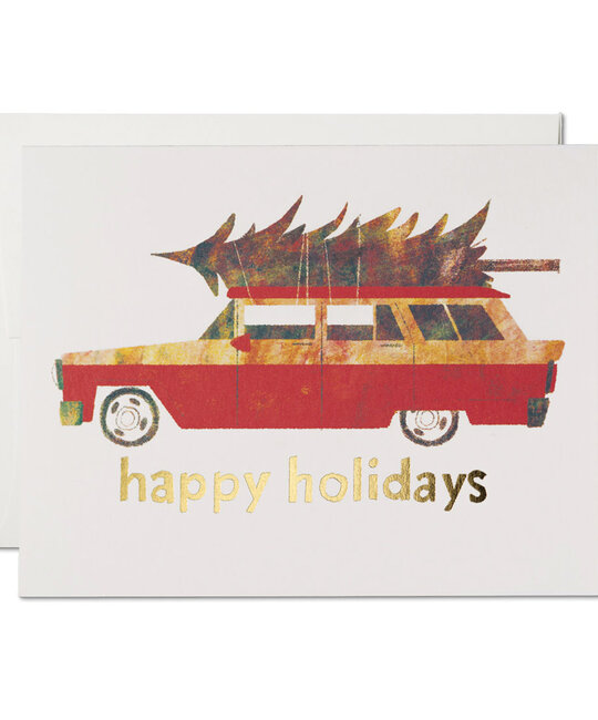 Red Cap Cards - RCC RCCGCHO - Holiday Chevy Card