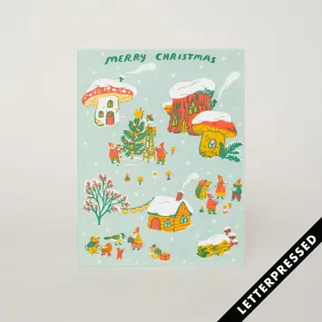 Phoebe Wahl - PW PWGCHO - Merry Christmas Village Card
