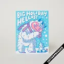 Hello!Lucky - HL HLGCHO - Holiday Hello Yeti Card