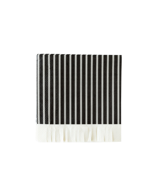 My Minds Eye - MME Ephemera Halloween Black Tickling Fringe Napkin