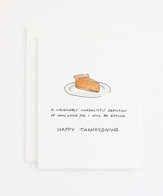 Party Sally - PSA PSAGCTH0001 - Pumpkin Pie Thanksgiving Card