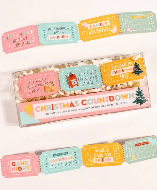Curated for You Gifts - CFYG CFYG GI - Kids Christmas Countdown Activity Coupons