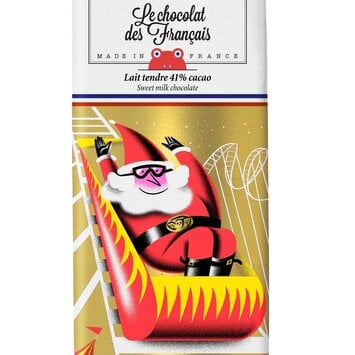 Le Chocolat des Francais - LCF LCF FAD - Chocoland Santa Milk Chocolate Bar