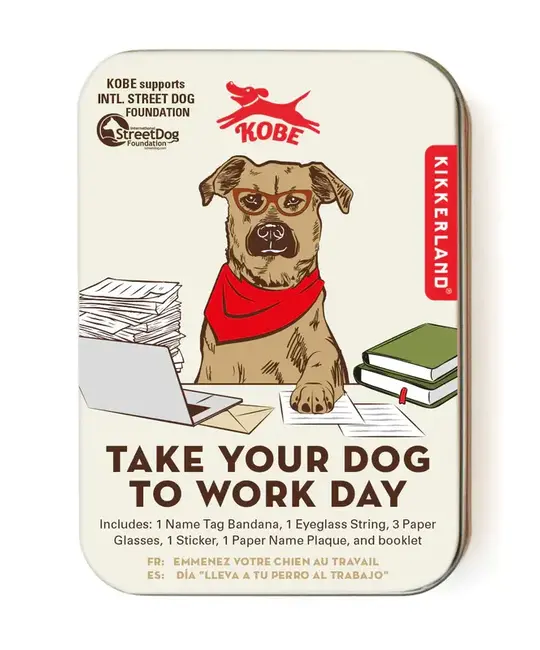 Kikkerland Take your Dog to Work Day Kit