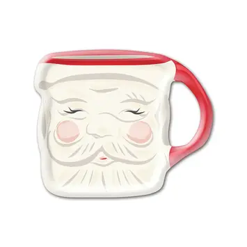 My Minds Eye - MME MME PS - Christmas Baubles Santa Mug Shaped Plate