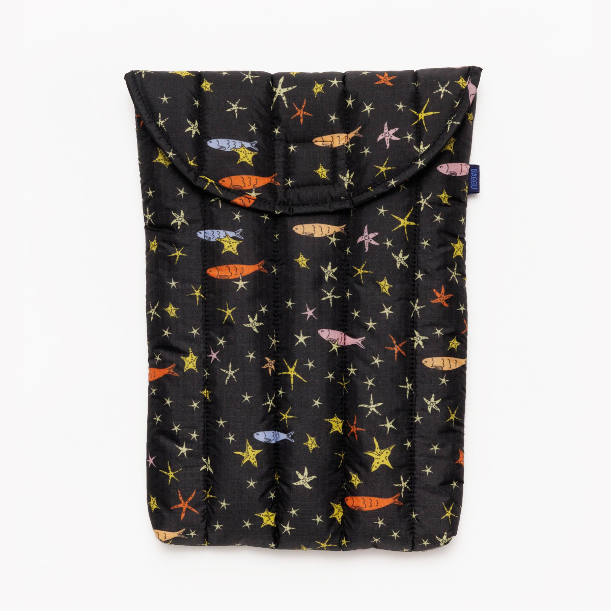 Baggu Puffy Laptop Sleeve 13/14" Star Fish Gus and Ruby Letterpress