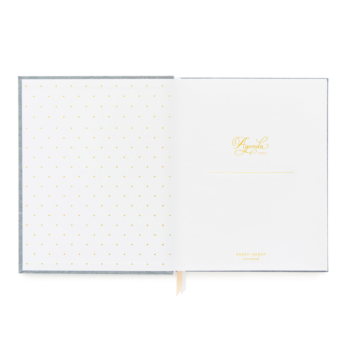 Sugar Paper 2024 Linen Desk Planner Agenda, Flax Gus and Ruby