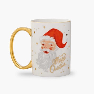 Rifle Paper Co - RP Rifle Paper Co - Winking Santa Claus Porcelain Mug