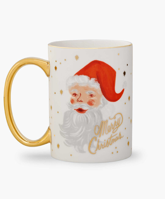 Rifle Paper Co - RP Rifle Paper Co - Winking Santa Claus Porcelain Mug