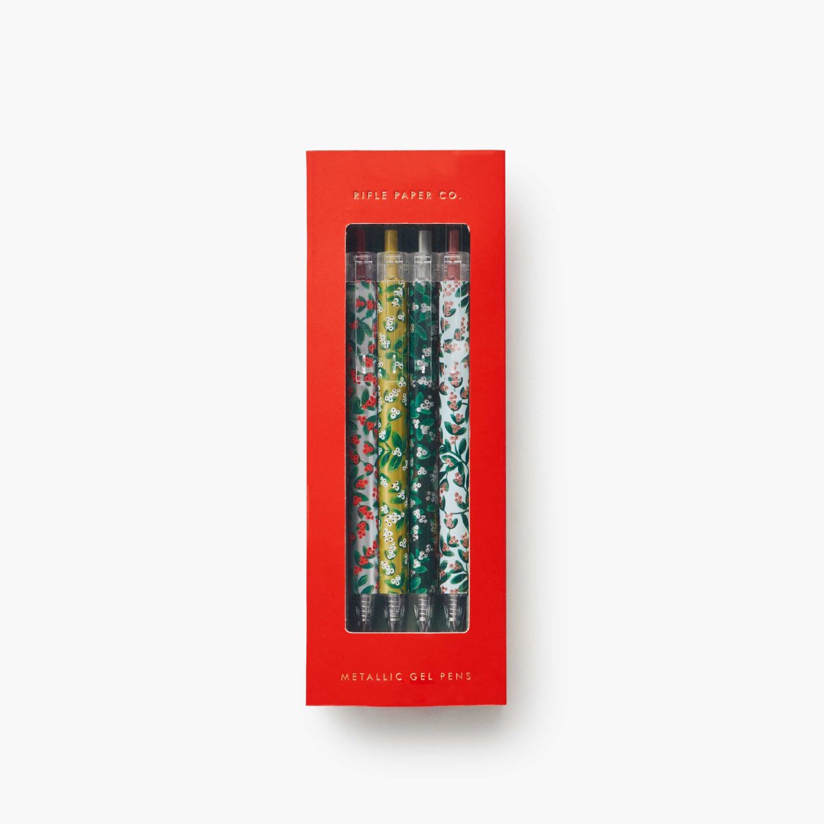 Rifle Paper Co - RP Rifle Paper Co - Mistletoe Metallic Gel Pen Set of 4