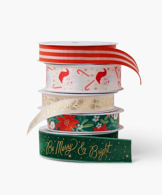 Rifle Paper Co - RP Rifle Paper Co - Be Merry & Bright Ribbon Set