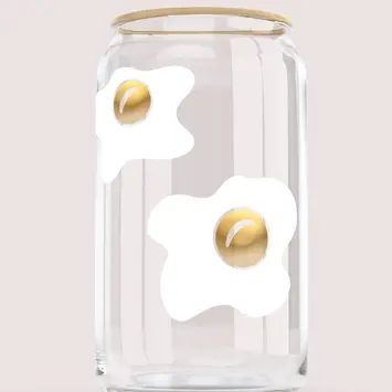 One & Only Paper - OAO OAO HG - Fried Egg Can Glass