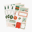 Rifle Paper Co - RP Rifle Paper Co - Pack of 3 Santa’s Workshop Stickers & Labels