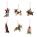 Creative Co-Op - CCO CCO OR - Felt Christmas Dog Ornament