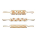 Creative Co-Op - CCO CCO HG - Carved Wood Rolling Pin, Assorted