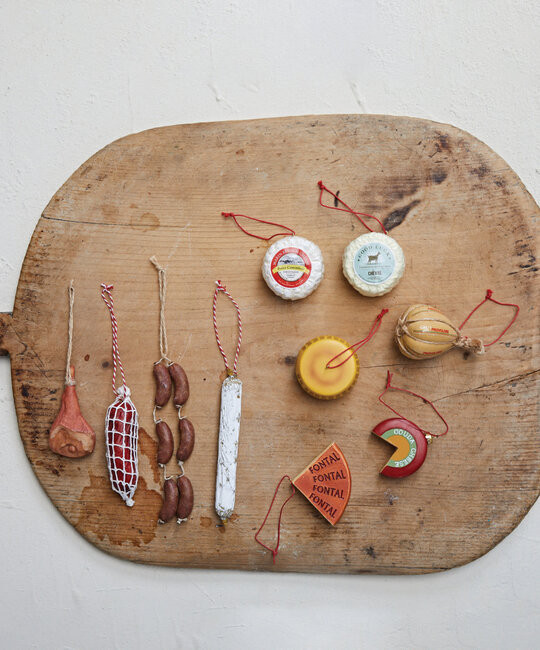 Creative Co-Op - CCO Assorted Cheese Ornament
