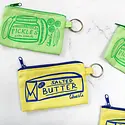Calhoun & Co. - CAL Pickle Pouch Zipper Card Holder with Keyring